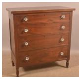 American Sheraton Mahogany Chest of Drawers.