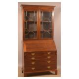 English Federal Mahogany Slant-Lid Secretary Desk.
