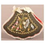 Fine Antique Quillwork Needle Case/Pin Cushion.