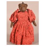 Vintage Brown Mohair Teddy Bear.