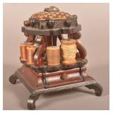 PA 19th C. Painted Softwood Sewing Caddy.