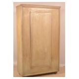 American Sage-Painted Softwood 1-Door Wardrobe.