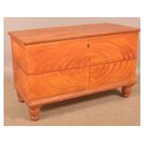 PA Softwood Grain Paint-Decorated Blanket Chest.