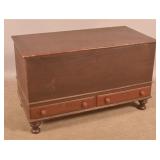 PA 19th Century Painted Softwood Blanket Chest.