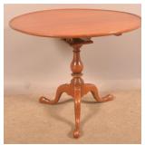 PA Queen Anne Mahogany Tilt-Top Tea Table.