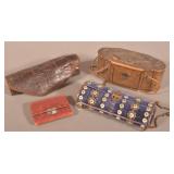 Four Various Antique Sewing Cases.