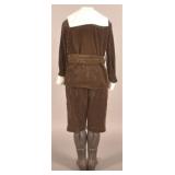 Small Boy Mannequin Dressed w/ Antique Clothing.