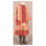 Small Girl Mannequin with Antique Dress.