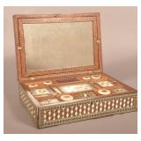Anglo Indian Regency Period Sadeli Sewing Box.