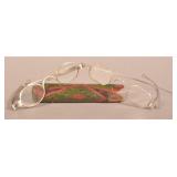 Two Pairs of Philadelphia Coin Silver Spectacles.