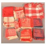 Lot of Antique Damask and Cotton Napkins.