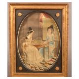 18th/19th Century Pictorial Silk Needlework.