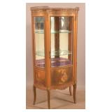 Antique French Ormolu Mounted Curio Cabinet.
