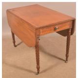 American Federal Mahogany Drop-Leaf Table.