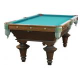 Antiq. Brunswick Balke Collender Pocket Pool Table