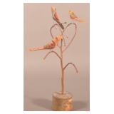 Strawser 1996 Folk Art Bird Tree.