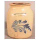 Cowden & Wilcox 1-Gallon Stoneware Jar.
