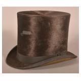 H.L. Sullivan, Norristown, PA Beaver Skin Top Hat.