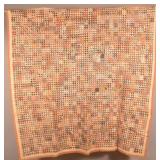 Antique Flying Geese Pattern Patchwork Quilt.