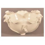 Chinese Republic Period Blanc de Chine Lotus Bowl.