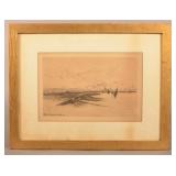 Francis Seymour Haden "Marshes Opposite Erith".