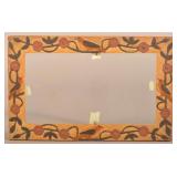 PA 19th Century Carved and Painted Picture Frame.