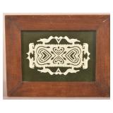 PA 19th C. Folk Art Scherenschnitte Valentine.