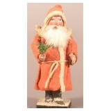 Small Antique German Santa Candy Container.