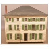 Large Antique Federal-Style 3-Story Dollhouse.