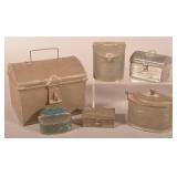 Six Pieces of PA 19th C. Tin Utilitarian Wares.
