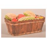 Antique Shaker Wood Slat Berry Basket.