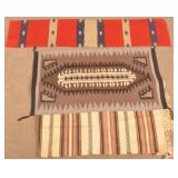 Three Vintage Navajo or Mexican Rugs.