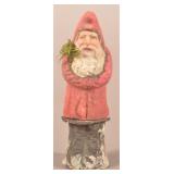 Molded Composition Belsnickel Candy Container.