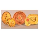 Lot of Lester Breininger Redware Pottery.