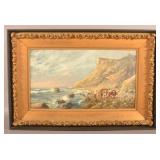 Large Frederick (Fred) Pansing Seascape Painting.