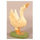 Strawser 1997 Folk Art Carving of Goose.