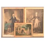 Group of 19th C. George Washington Prints.