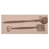 Two PA 19th C. Wrought Iron Utensils.