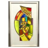 Rare Leonids Linauts Stained Glass Window Collage.