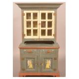 Miniature Architectural Dutch Cupboard.