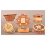 Lot of Vintage Native American Birch Bark Items.