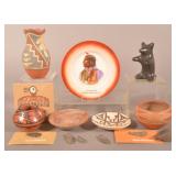 Lot of Vintage Native American Pottery & Misc.