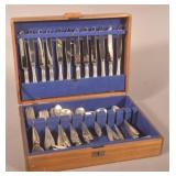Stieff Sterling "Puritan" Flatware Set.