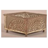 PA Diamond-Form Punched-Tin Cheese Mold.