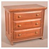 Antique Federal-Style Miniature Chest of Drawers.