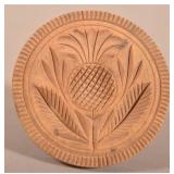 PA 19th Century Stylized Floral Butter Print.