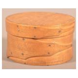 Shaker 19th Century Round Bentwood Pantry Box.