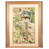 David Coolidge Farm Bell Watercolor Painting.
