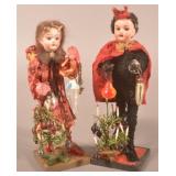 German Krampus Costume Christmas Boy & Girl.