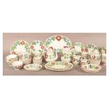 Set of English Late Adams Rose Ironstone China.